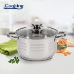 SEMIOALA INOX + CAPAC 20x12.5 CM, 3.6 L, COOKING BY - imagine 2