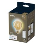 Bec LED inteligent vintage (decorativ) WiZ Connected Filament Gold G95 - imagine 2