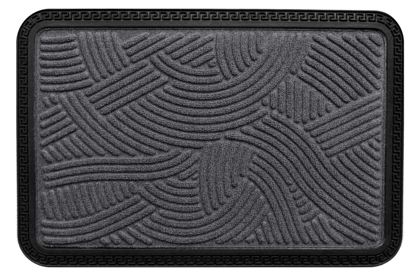 overlay_9168f45392267aaf41fd440246795b54.jpg COVORAS INTRARE ANTIDERAPANT CU MARGINE CAUCIUCATA 40X60 CM, GRI, HEINNER - imagine 1