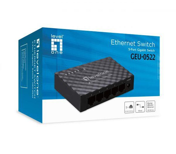 LevelOne GEU-0522 5-Port Gigabit Switch