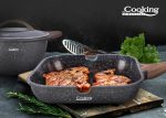SET GATIT 6 PIESE ALUMINIU TURNAT, PARIS, COOKING BY HEINNER - imagine 3