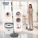 SET CURATENIE CU PEDALA WASH&DRY, CLEAN STEP, GRI - imagine 6