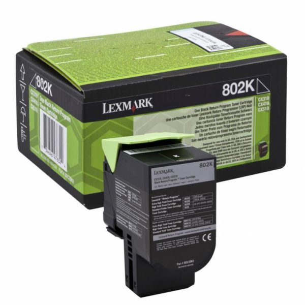Toner Lexmark 80C20K0, black, 1 k, CX310dn , CX310n ,