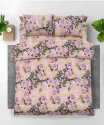 Set de pat king size bumbac,92 gsm,Peony - imagine 2