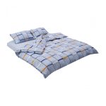 Lenjerie kingsize, bumbac,132 TC, Luna - imagine 4