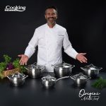 SEMIOALA INOX+CAPAC 20x11 CM, 3.3L, NICOLAI TAND, ORIGINI, COOKING BY - imagine 6