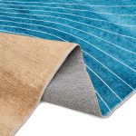 Covor printat, FLOW 70x140 cm, lavabil cu spate antialunecare, inaltime - imagine 2