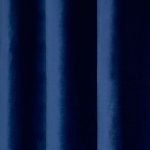 Set 2 draperii catifea 140x270 cm- Albastre - imagine 3