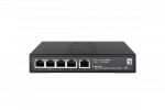 LevelOne GES-2105P Hilbert 5-Port Gigabit PoE Smart Lite Switch, 802.3at/af PoE, - imagine 4