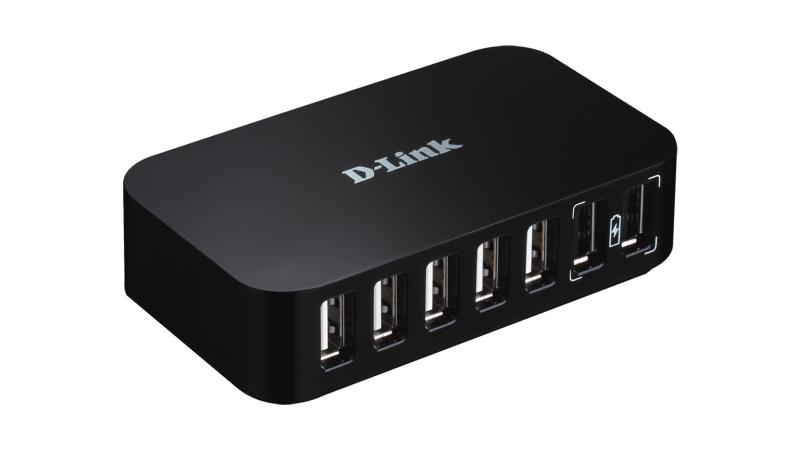 overlay_939cfc1fa6e0bea801f2b22c76569bd7.jpg Hub USB D-Link DUB-H7, 7 porturi USB 2.0, negru - imagine 1
