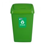 COS GUNOI CAPAC BATANT, RECICLARE ECO 35 L, VERDE, HEINNER - imagine 2