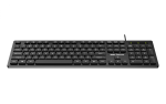 Tastatura Serioux cu fir, interfata USB, 104 taste, material ABS, - imagine 2