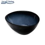 SET 4  BOLURI OVALE CERAMICA 16 CM , SERENITY,