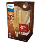 Bec LED vintage (decorativ) Philips Classic Gold Giant A160, EyeComfort, - imagine 2