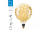 Bec LED inteligent vintage (decorativ) WiZ Connected Filament Gold G200 - imagine 3