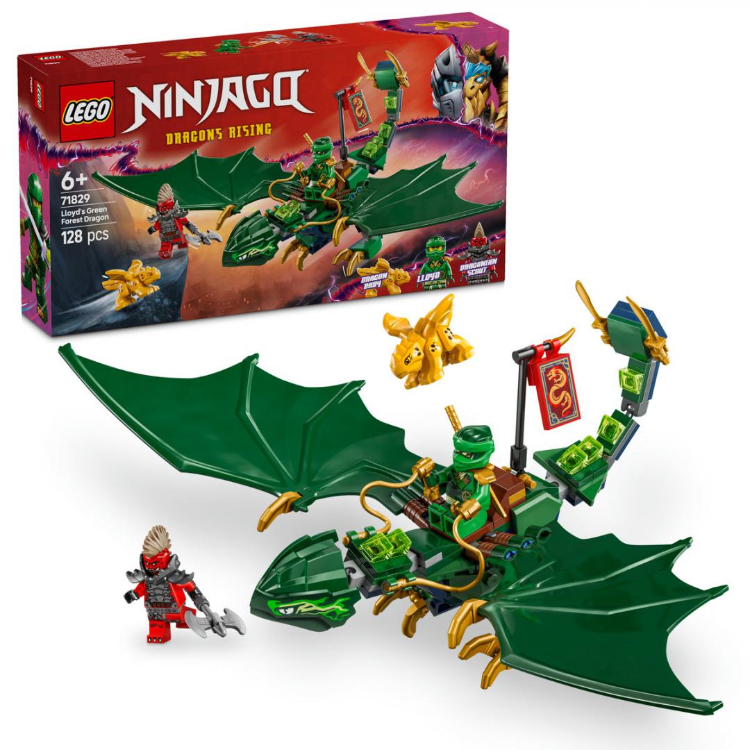 overlay_964bb52225155963117aad737c618fd7.jpg DRAGONUL DE PADURE AL LUI LLOYD, LEGO 71829 - imagine 1