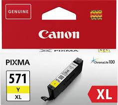 Cartus cerneala Canon CLI-571XL, yellow, capacitate 11ml, pentru Canon Pixma