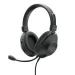 Casti Head-band Trust Ozo, Wired, Negru
