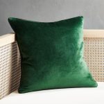 Fata de perna catifea 45x45 cm, sistem de inchidere cu - imagine 4