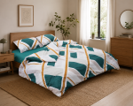 Lenjerie kingsize, bumbac,132 TC, Noris - imagine 3