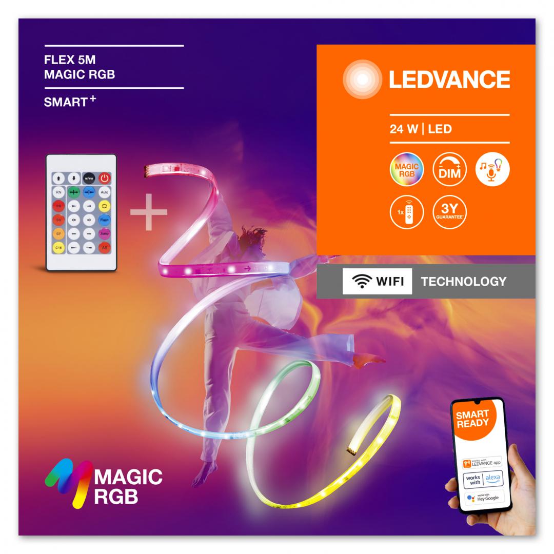 overlay_97e46c9d4fcd5233ae14d74444911aa1.jpg Kit Banda LED RGB inteligenta Ledvance SMART+ Wifi FLEX Magic - imagine 1