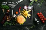 PLATOU ARDEZIE PATRAT MANERE INOX, 30X30 CM, COOKING BY HEINNER - imagine 2