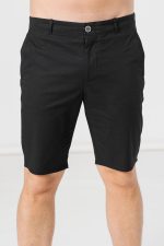 PANTALONI SCURT CASUAL BARBATI BLACK M - imagine 5
