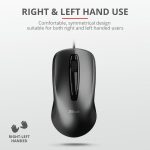 Mouse Trust Carve, 1200 dpi, Negru - imagine 7