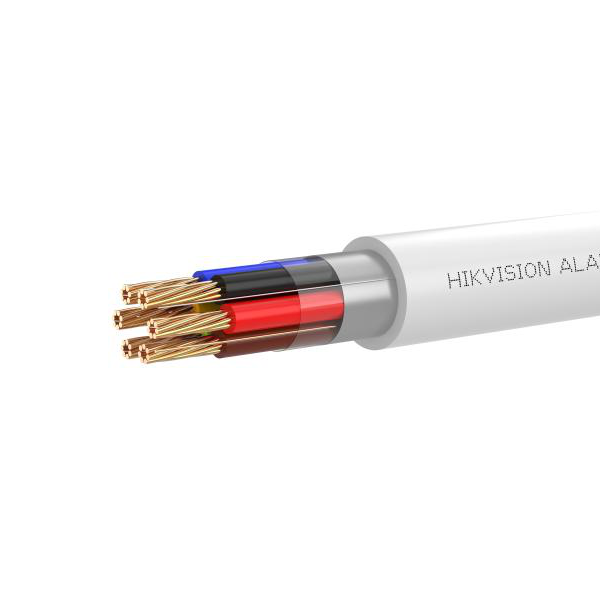 Cablu alarma Hikvision DS-1AC6APL1; 6 fire: 6×0.22 mm2, rezistenta foc: