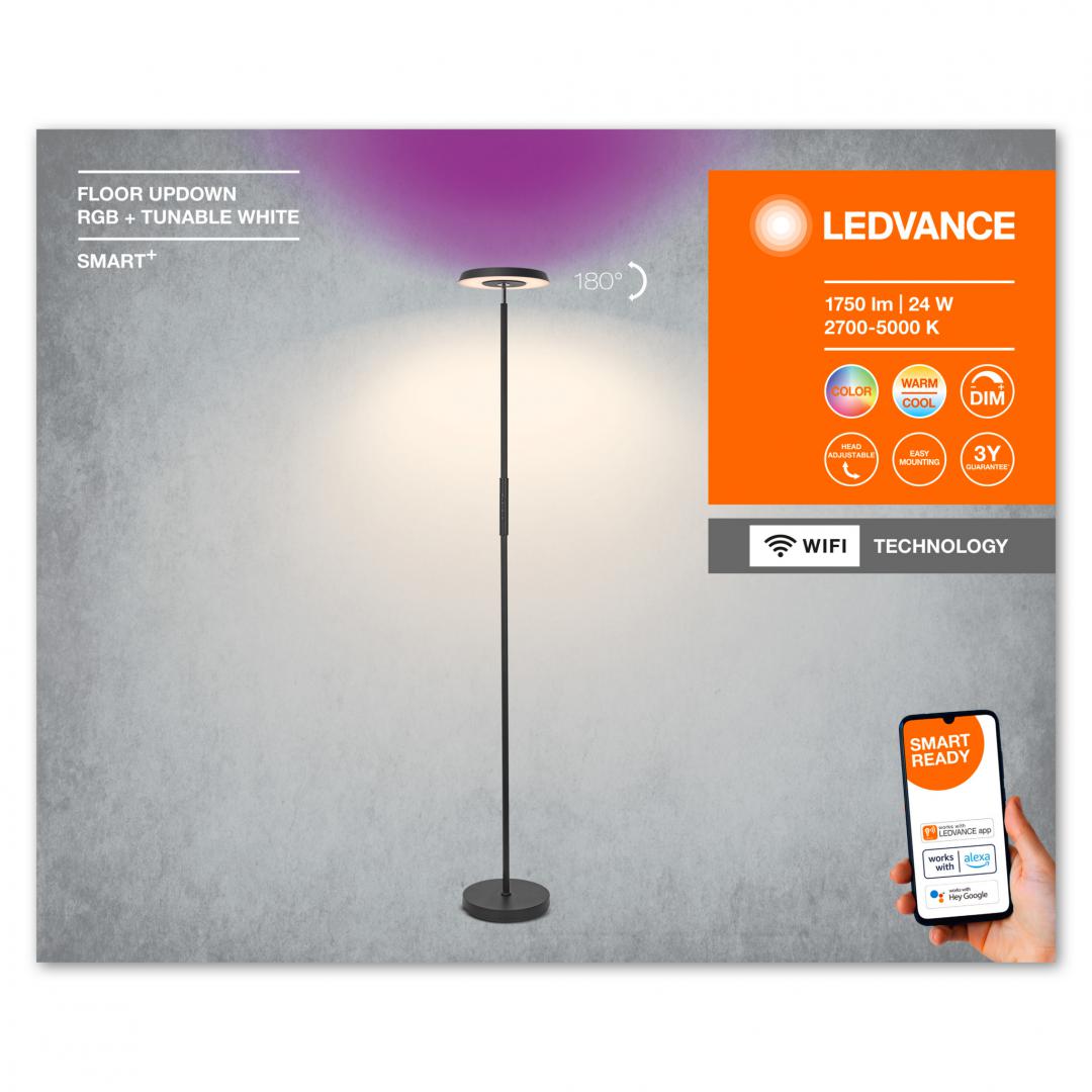 overlay_986492355d8847db8a822d4b4070cccc.jpg Lampadar LED RGB inteligent Ledvance Smart+ WiFi FLOOR UP&DOWN, 24W, - imagine 1