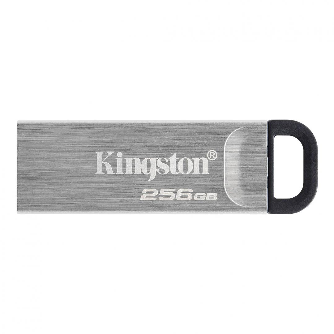 overlay_98c06c0944297d2c43df48f5db598fd9.jpg Memorie USB Kingston DataTraveler Kyson 256GB, USB 3.2, Argintiu - imagine 1