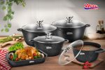 SEMIOALA ALUMINIU TURNAT 28x12.5CM, 7.6 L, CLASSIC, VANORA HOME - imagine 4