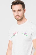 TRICOU CASUAL BICICLETE FAMILIE BARBATI LIGHT GREY-XL - imagine 3