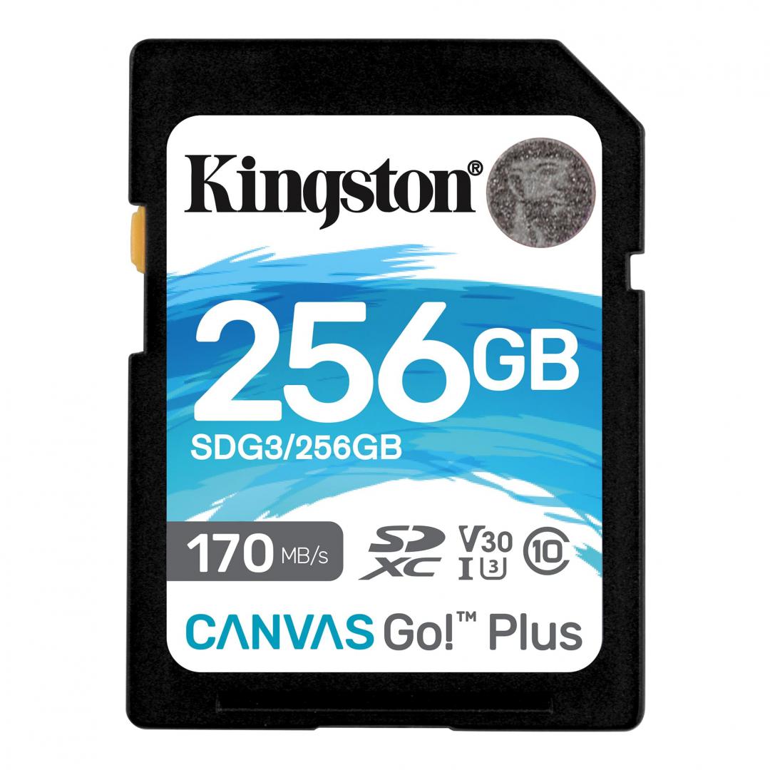 overlay_99437dd3c29aa184172922b53fcb0b59.jpg Card de Memorie SDXC Kingston Canvas GO Plus, 256GB, Class - imagine 1