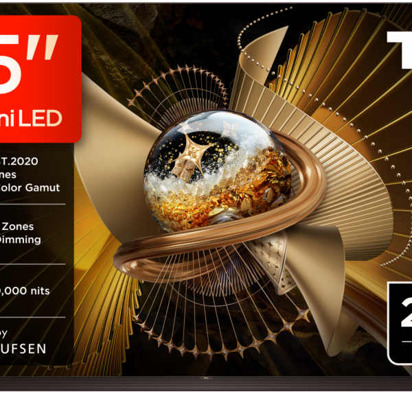 Televizor TCL SQD-MiniLed 85X11L, 214 cm, Smart Google TV, 4K