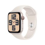 Apple Watch SE GPS + Cellular 44mm Starlight Aluminium Case - imagine 2