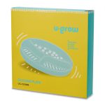 Farfurie compartimentata din silicon cu ventuza, blue, U-Grow - imagine 3