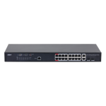 Dahua Managed Switch 18 porturi, 16 porturi POE, Gigabit, Port - imagine 3