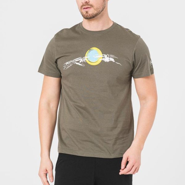 TRICOU CASUAL MANA BICICLETA BARBATI CASTOR GRAY-XL