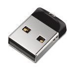 Memorie USB SanDisk Cruzer Fit 64 GB, USB 2.0, Negru