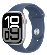 Apple Watch Series 10 GPS 46mm Silver Aluminium Case with - imagine 2
