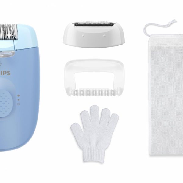 Epilator cu fir PHILIPS Seria 4000 BRE247/00, 2 viteze, 4