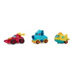SET 3 VEHICULE ACTIONATE PRIN INERTIE- CAMION ALBASTRU, MASINA DE - imagine 2
