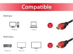 EQUIP 119342 HDMI 2.0 Cable, Dual Color, 2.0m, 4K/60Hz, 22x10x2000mm - imagine 3