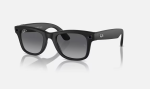 Ray-Ban Meta Wayfarer AI Glasses Matte Black/Polar Gradient Graphite - imagine 2