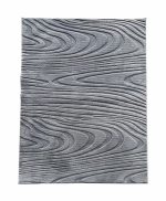 Covor, model in relief,Wave, 160x230 Gri