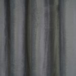 Set 2 draperii catifea 140x270 cm - Gri - imagine 3