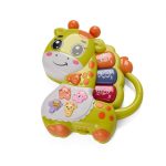 JUCARIE GIRAFA CU LUMINI SI SUNETE, VERDE, MOMKI - imagine 2
