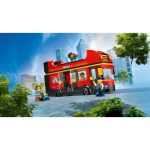 AUTOBUZ TURISTIC ROSU CU ETAJ LEGO 60407 - imagine 9