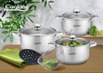 SET GATIT DIN INOX 8 PIESE, VICTORIA, COOKING BY HEINNER - imagine 2